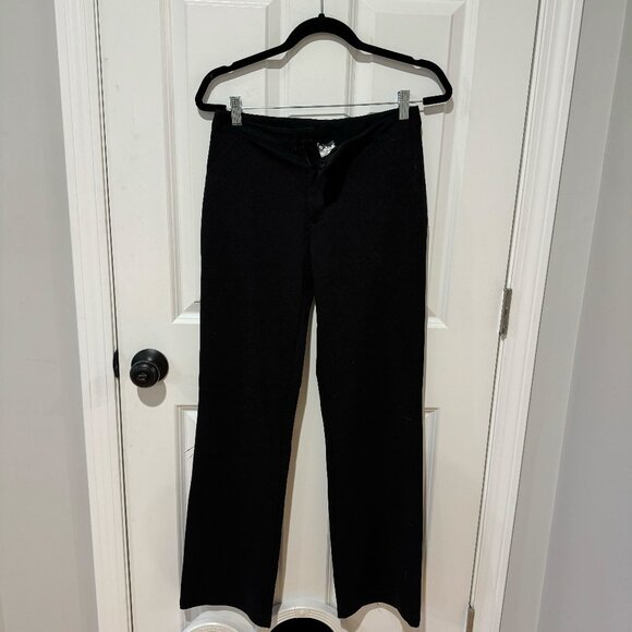 One Step Up Pants - Vintage One Step Up Black Trouser‎ Pants - Size 7/8